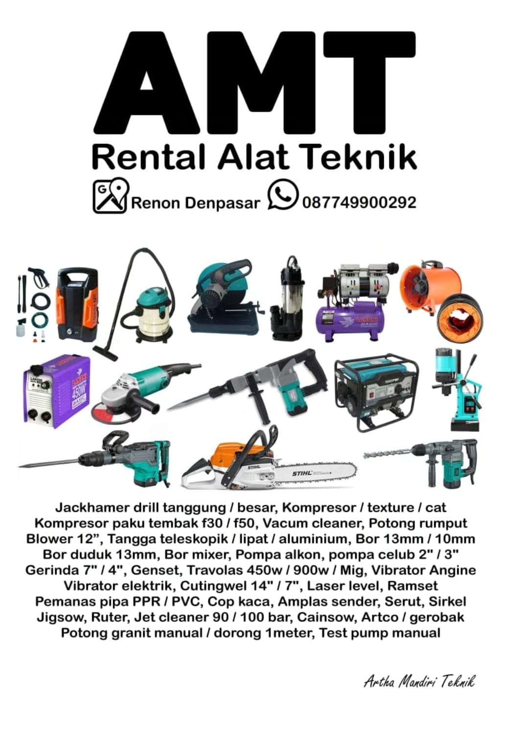 Katalog lengkap alat AMT